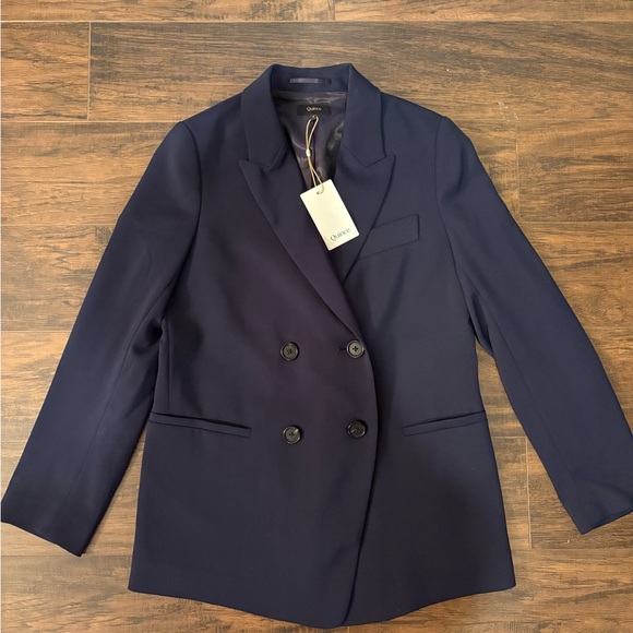 Quince NWT relaxed double breasted blazer sz S - Picture 3 of 4